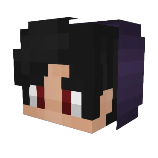 Demonic_Trent Minecraft avatar head, 3D render
