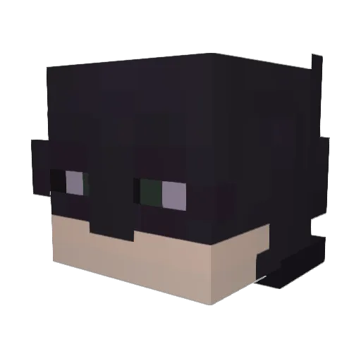 Demonicswiss Minecraft avatar head, 3D render