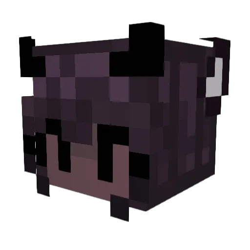Demonikyu Minecraft avatar head, 3D render