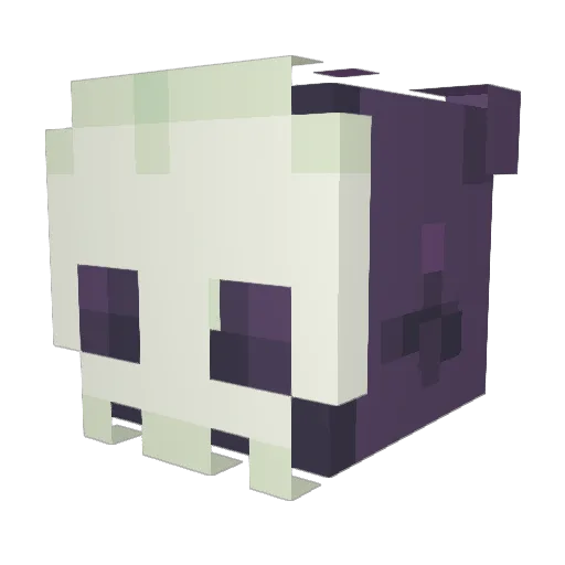 Demoniology Minecraft avatar head, 3D render