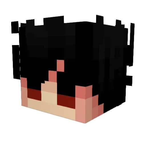 Demonkingdom2 Minecraft avatar head, 3D render