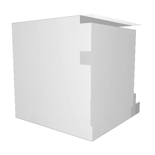 Demonrush_ Minecraft avatar head, 3D render