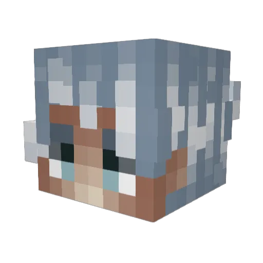 Demonslayer7661 Minecraft avatar head, 3D render
