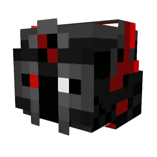 Demonsoldier42 Minecraft avatar head, 3D render