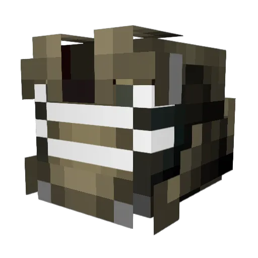 Demonswatt Minecraft avatar head, 3D render