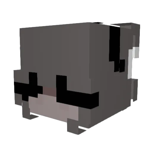 Demonwaregotu Minecraft avatar head, 3D render