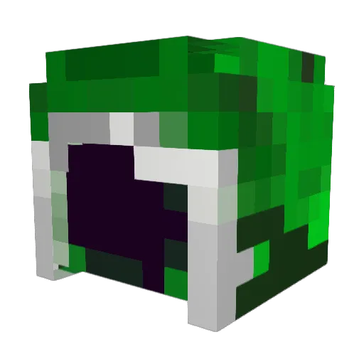 Demonwizard21 Minecraft avatar head, 3D render