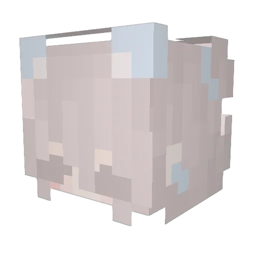 DemonzHalo Minecraft avatar head, 3D render