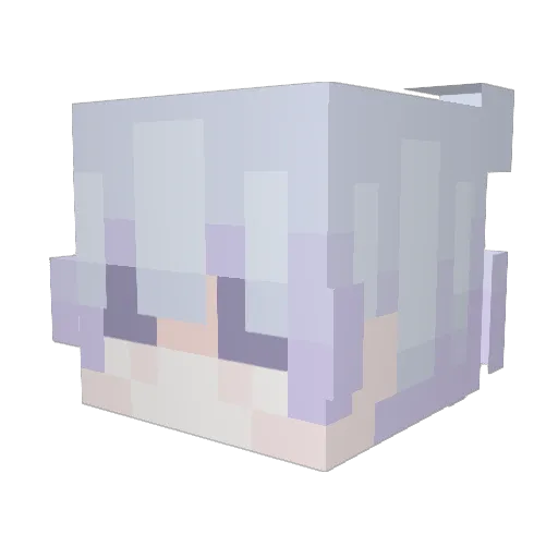 Demosan_ Minecraft avatar head, 3D render