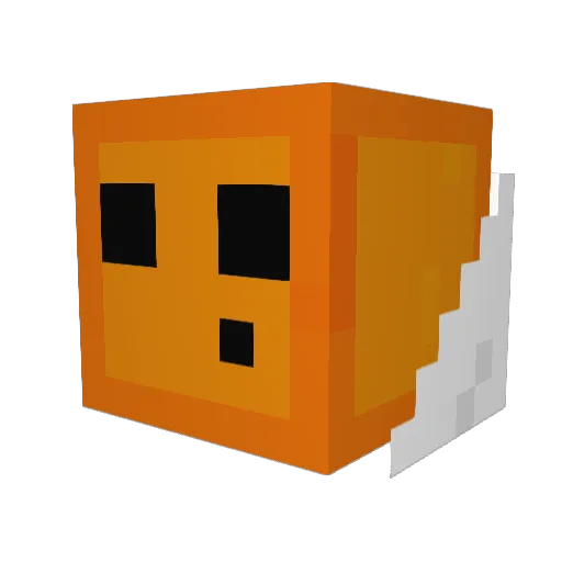 DemoticV1 Minecraft avatar head, 3D render