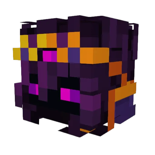 Den2431 Minecraft avatar head, 3D render