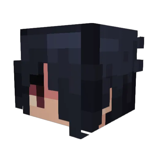 Den4ik20020 Minecraft avatar head, 3D render
