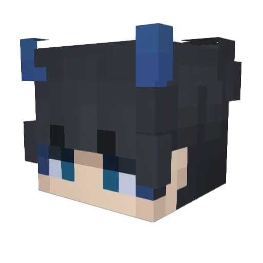 Den4ik6021 Minecraft avatar head, 3D render
