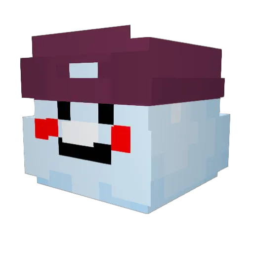 Den4ikMAR Minecraft avatar head, 3D render