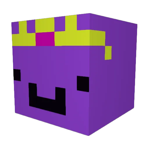 DenAndraSpelaren Minecraft avatar head, 3D render