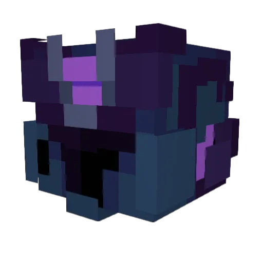 DenPolyak Minecraft avatar head, 3D render