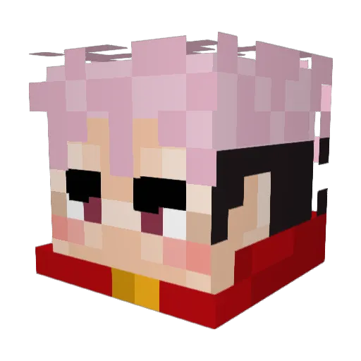 Den_Botz14 Minecraft avatar head, 3D render