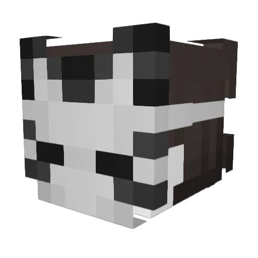Den_DennisTM Minecraft avatar head, 3D render
