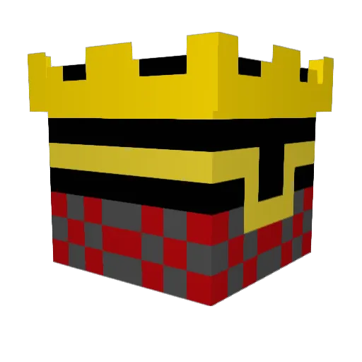 Denarathiel Minecraft avatar head, 3D render