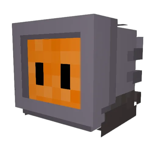 Dencrn Minecraft avatar head, 3D render
