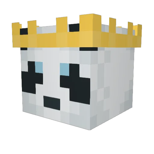 Denday01 Minecraft avatar head, 3D render