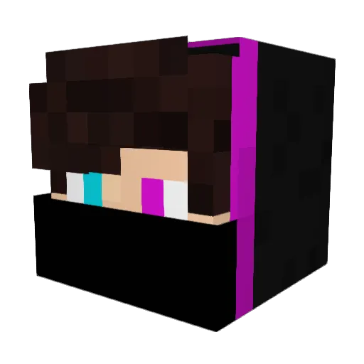 Dendo_Slovakia Minecraft avatar head, 3D render