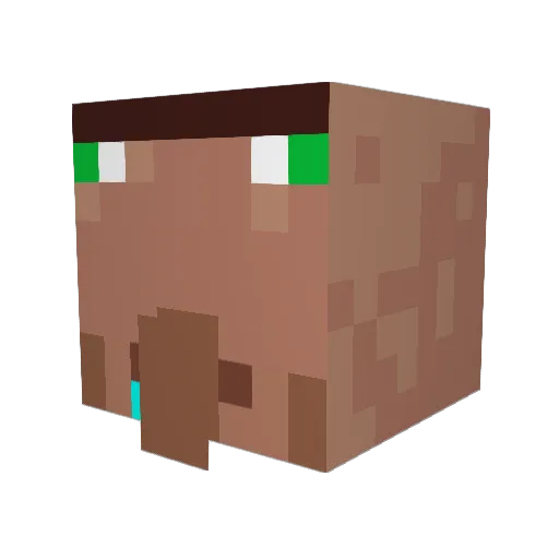 DeneelOnMc Minecraft avatar head, 3D render