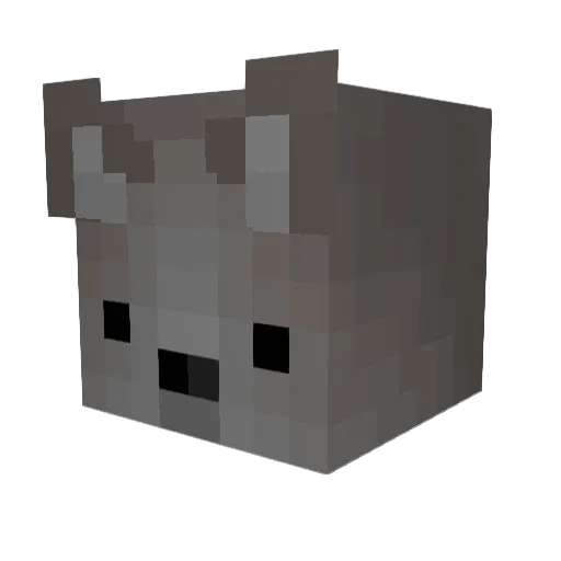 Denes_Family Minecraft avatar head, 3D render