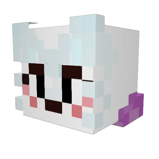 Dengelmanu Minecraft avatar head, 3D render