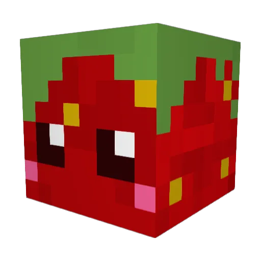 Dengreencat Minecraft avatar head, 3D render