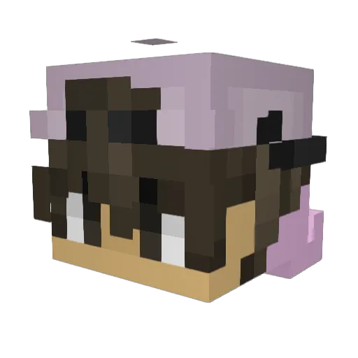 Denham_Mba Minecraft avatar head, 3D render