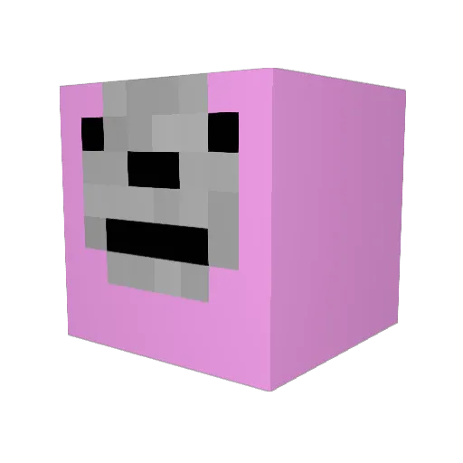 Deni_NL Minecraft avatar head, 3D render