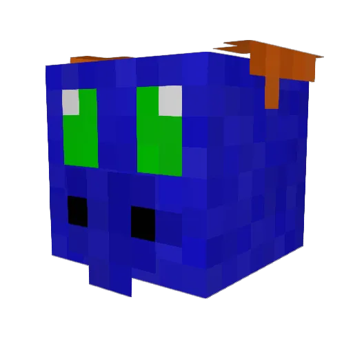 Denias88 Minecraft avatar head, 3D render