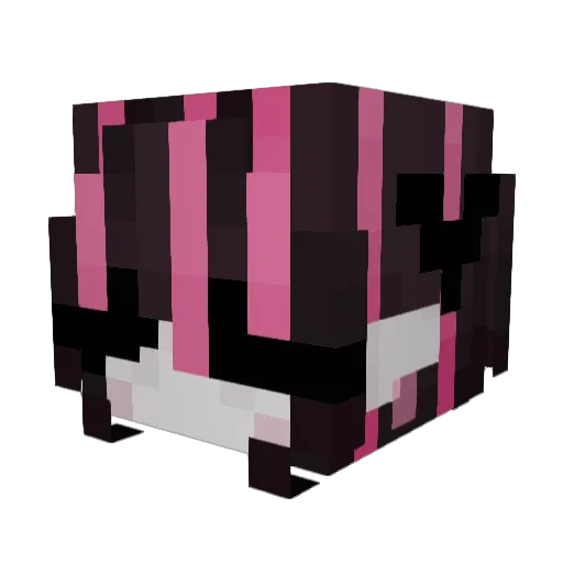 Denideli Minecraft avatar head, 3D render