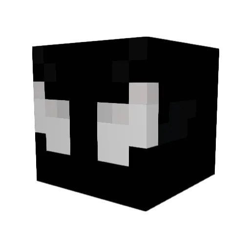 Denifuwu Minecraft avatar head, 3D render
