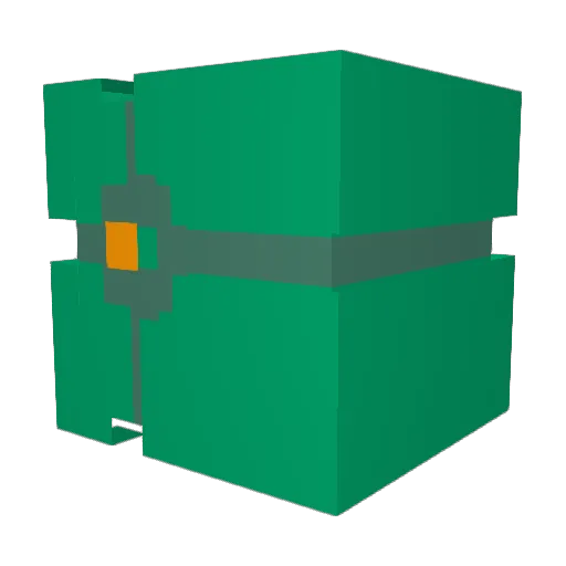 DenimJacket Minecraft avatar head, 3D render