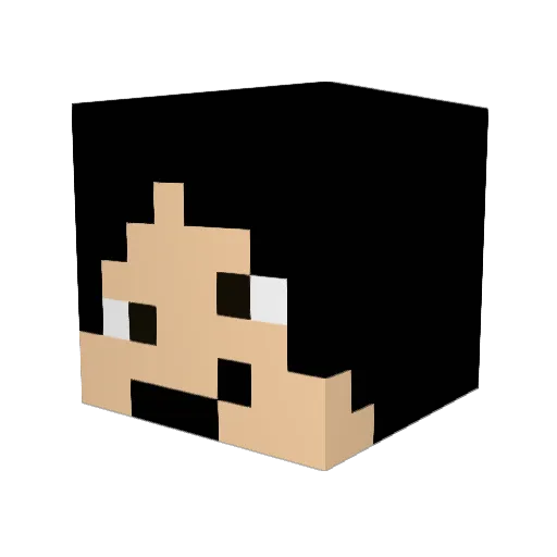 Denim_NooNoo Minecraft avatar head, 3D render