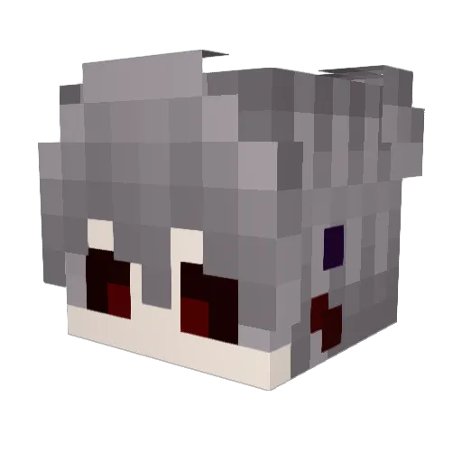 Denis00598 Minecraft avatar head, 3D render
