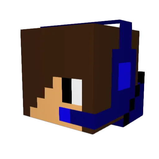 Denis115 Minecraft avatar head, 3D render