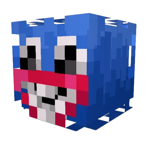 Deniz55000 Minecraft avatar head, 3D render