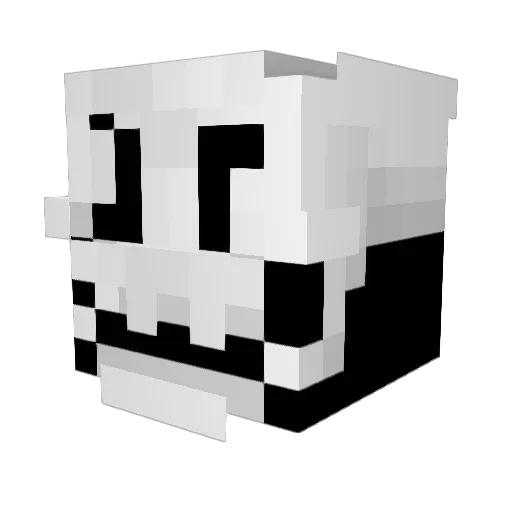 DenizSmasher Minecraft avatar head, 3D render