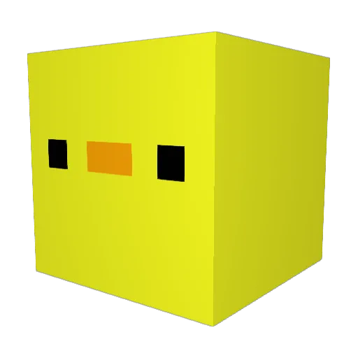 Deniz_07 Minecraft avatar head, 3D render