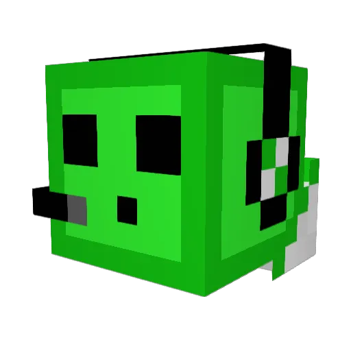 Deniz_HD Minecraft avatar head, 3D render