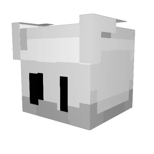 Denizenn Minecraft avatar head, 3D render