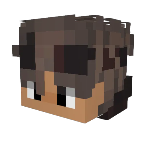Denizovic0112 Minecraft avatar head, 3D render