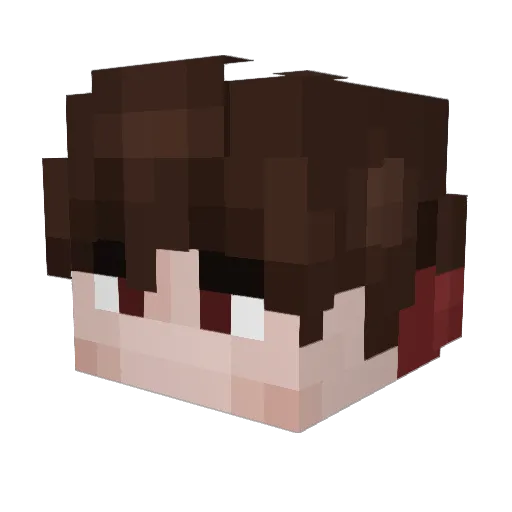 DenkirillYT Minecraft avatar head, 3D render