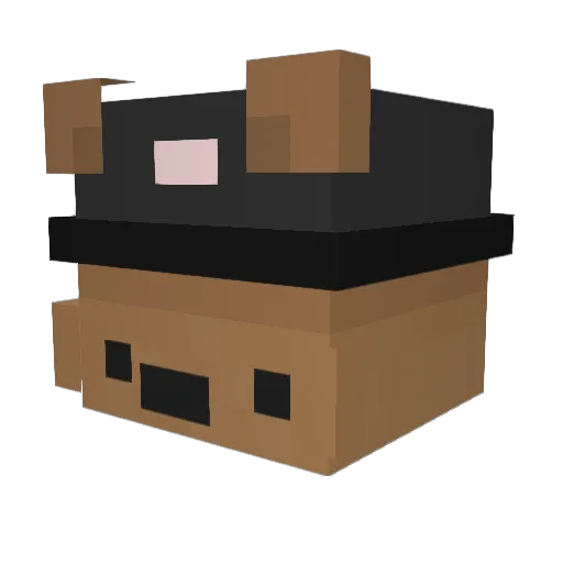 Denna9999 Minecraft avatar head, 3D render
