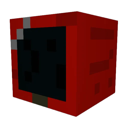 DennerMan Minecraft avatar head, 3D render