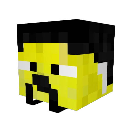 DennieChao Minecraft avatar head, 3D render