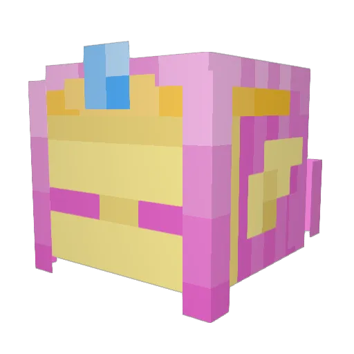Dennima Minecraft avatar head, 3D render